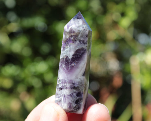 Chevron Amethyst wand wand 55mm 25g Rocks and Things