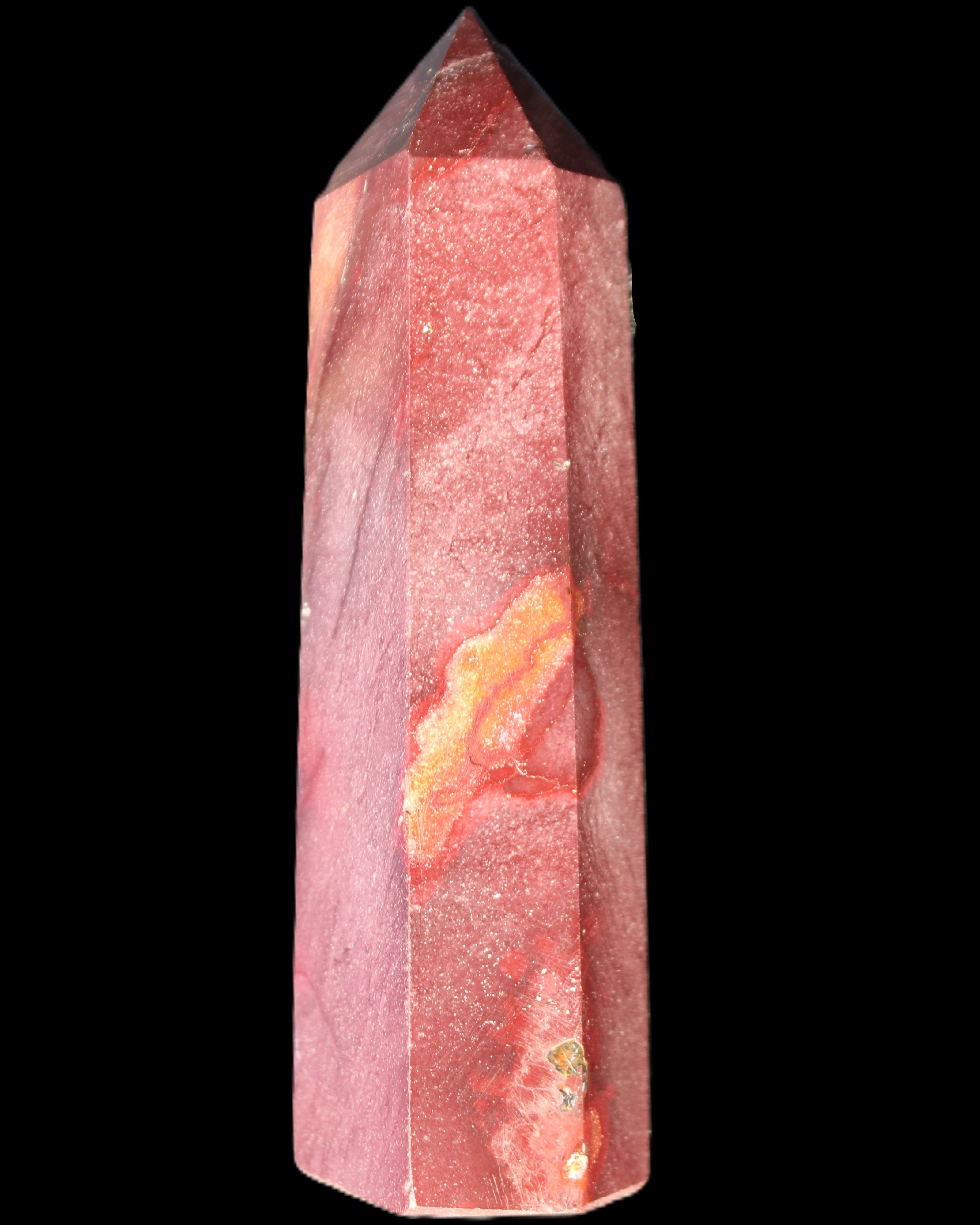 Mookaite wand 96m 100g in sunlight - Rocks and Things Store