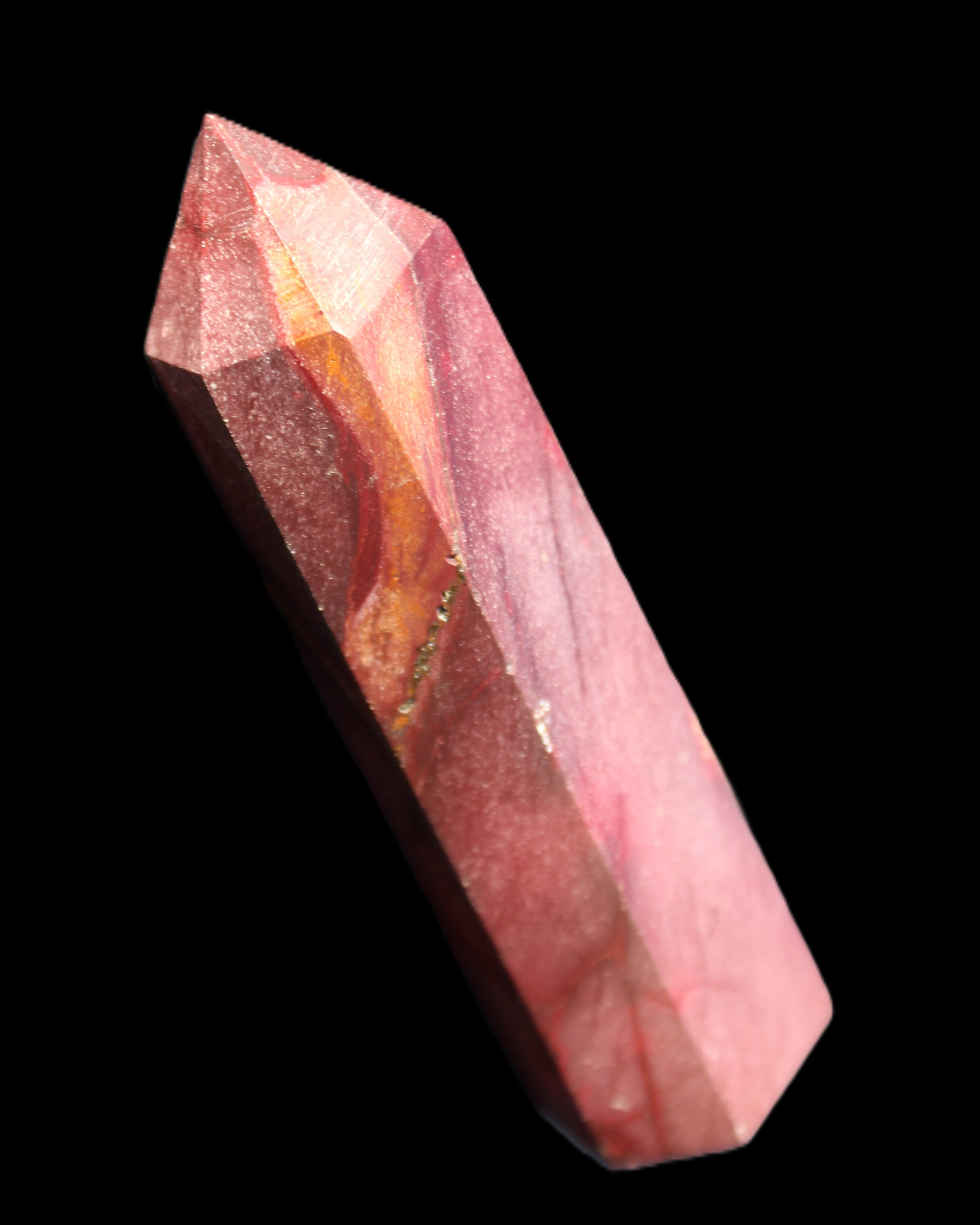 Mookaite wand 96m 100g in sunlight - Rocks and Things Store
