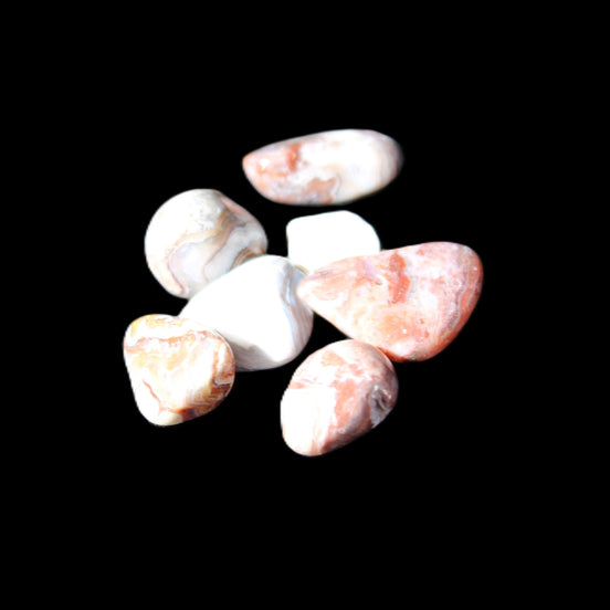 Crazy Lace Agate 3 polished stones from Mexico 10g in sunlight - Rocks and Things Store
