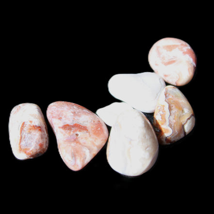 Crazy Lace Agate 3 polished stones from Mexico 10g in sunlight - Rocks and Things Store