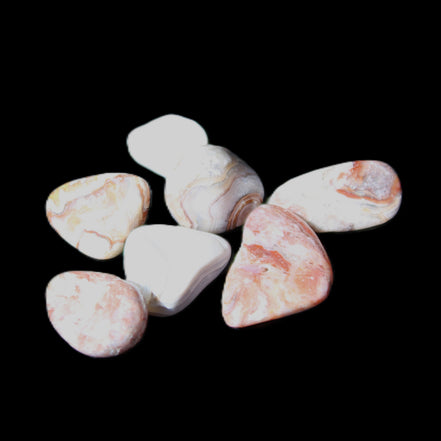 Crazy Lace Agate 3 polished stones from Mexico 10g in sunlight - Rocks and Things Store
