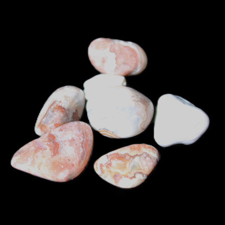 Crazy Lace Agate 3 polished stones from Mexico 10g in sunlight - Rocks and Things Store
