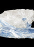 Kyanite blade cluster on Quartz 102*56*42mm 265g in sunlight - Rocks and Things Store
