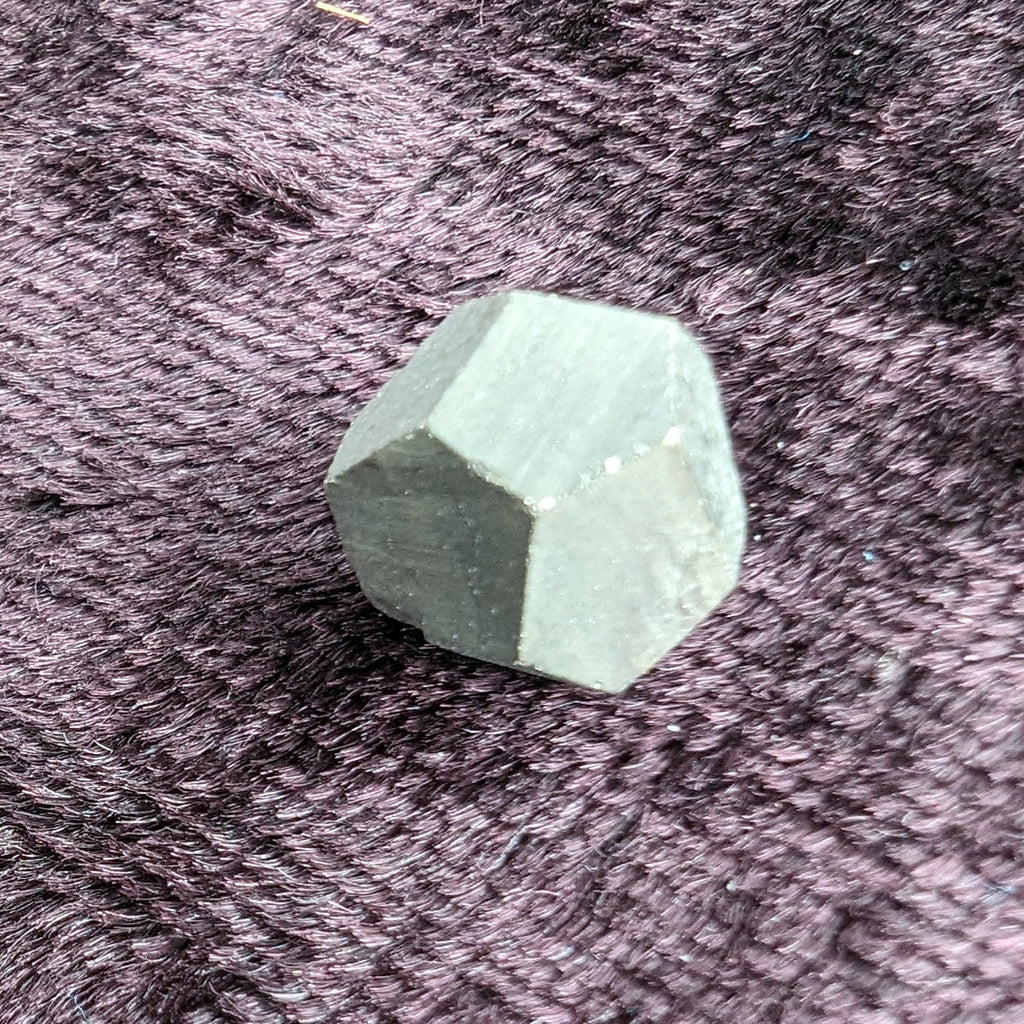 Golden Pyrite octahedral, Groveland Mine, Michigan 2-4g Rocks and Things