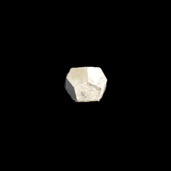 Golden Pyrite octahedral, Groveland Mine, Michigan 2-4g Rocks and Things
