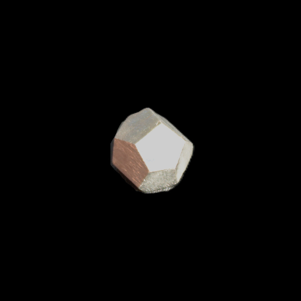 Golden Pyrite octahedral, Groveland Mine, Michigan 2-4g Rocks and Things