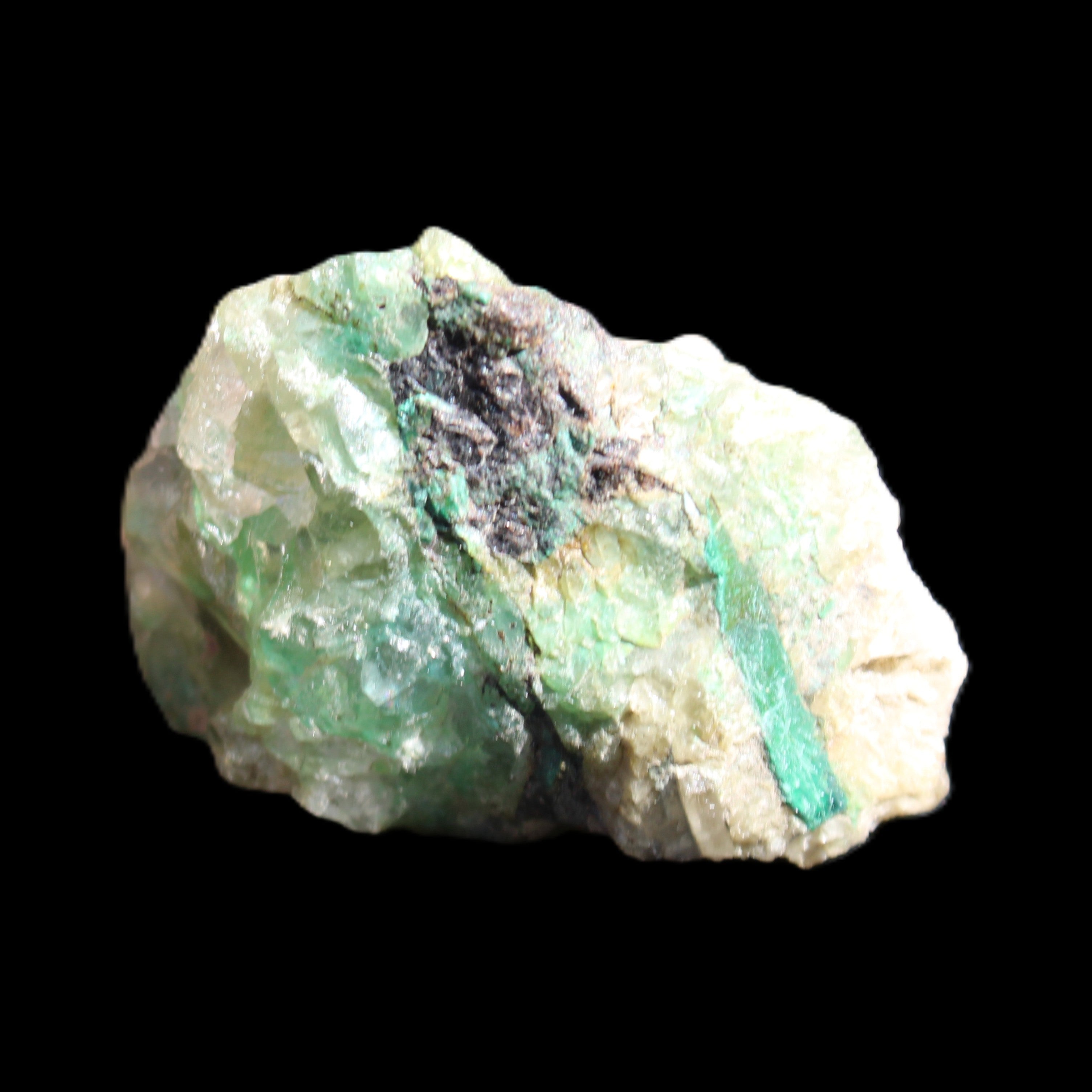 Emerald 116ct 43g in sunlight - Rocks and Things Store