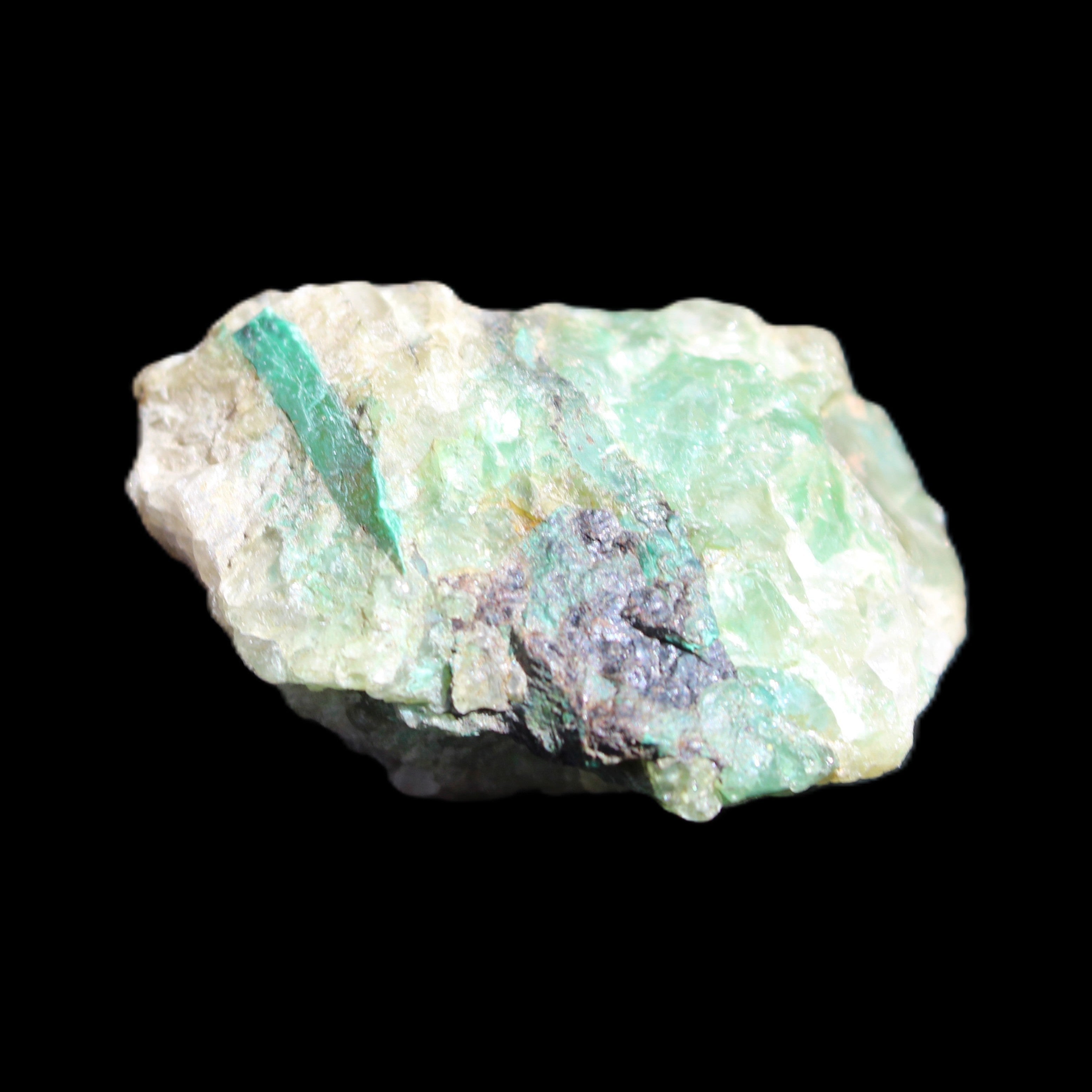 Emerald 116ct 43g in sunlight - Rocks and Things Store