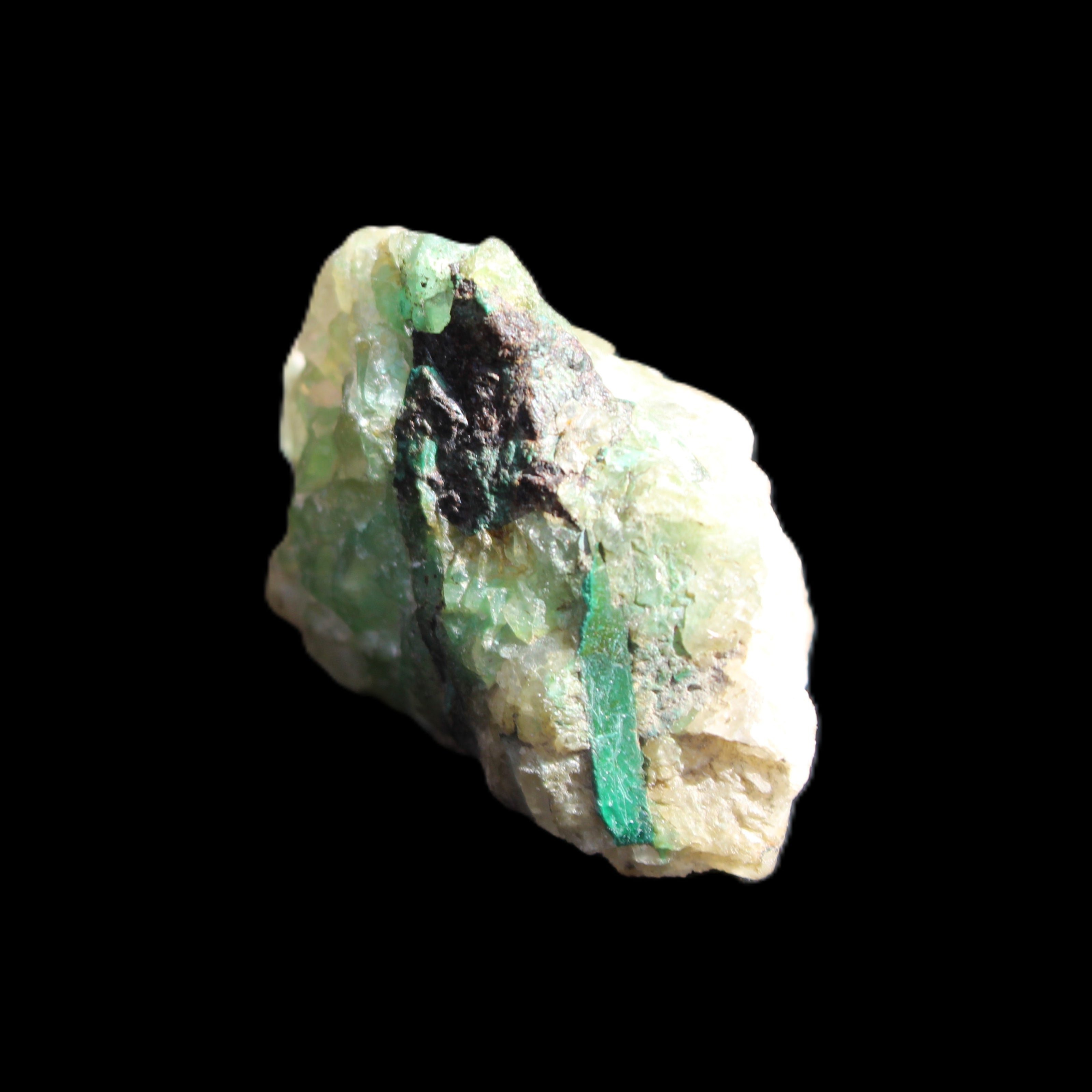 Emerald 116ct 43g in sunlight - Rocks and Things Store