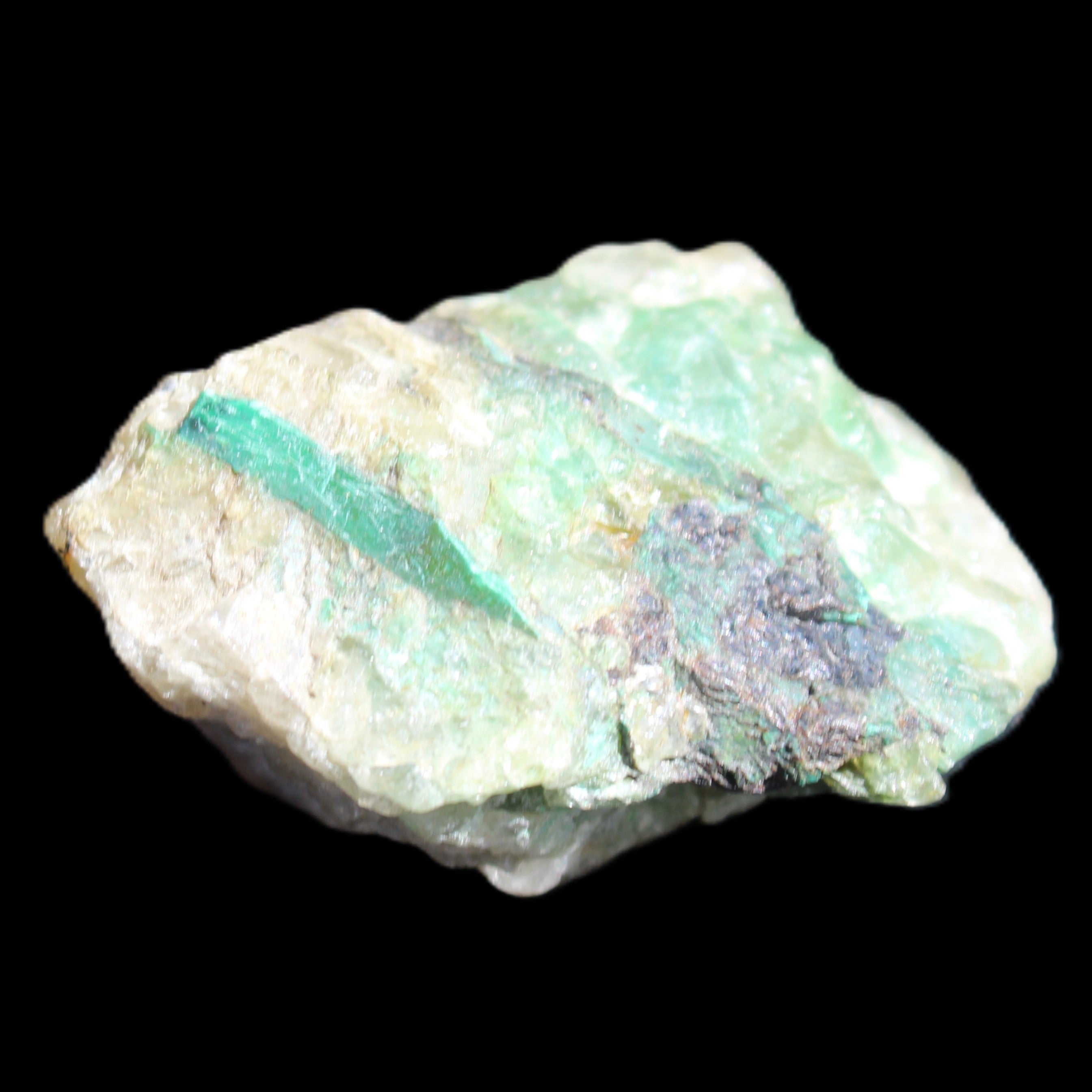 Emerald 116ct 43g in sunlight - Rocks and Things Store