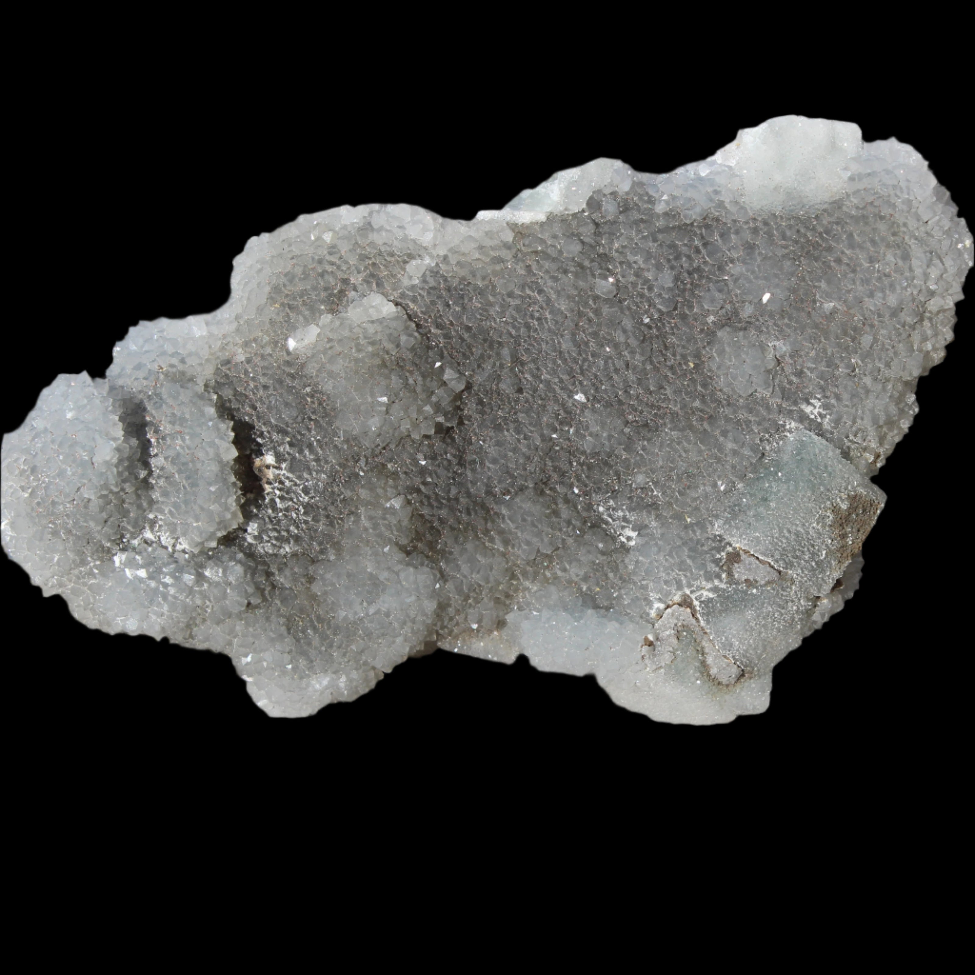 Green granulated cubic Fluorite cluster from Fujian 402g in sunlight - Rocks and Things Store