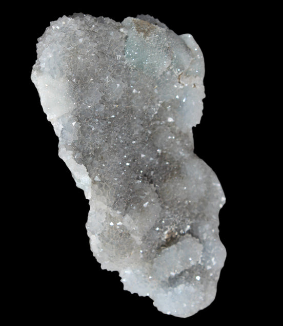 Green granulated cubic Fluorite cluster from Fujian 402g in sunlight - Rocks and Things Store