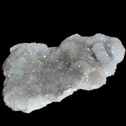 Green granulated cubic Fluorite cluster from Fujian 402g in sunlight - Rocks and Things Store