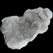 Green granulated cubic Fluorite cluster from Fujian 402g in sunlight - Rocks and Things Store