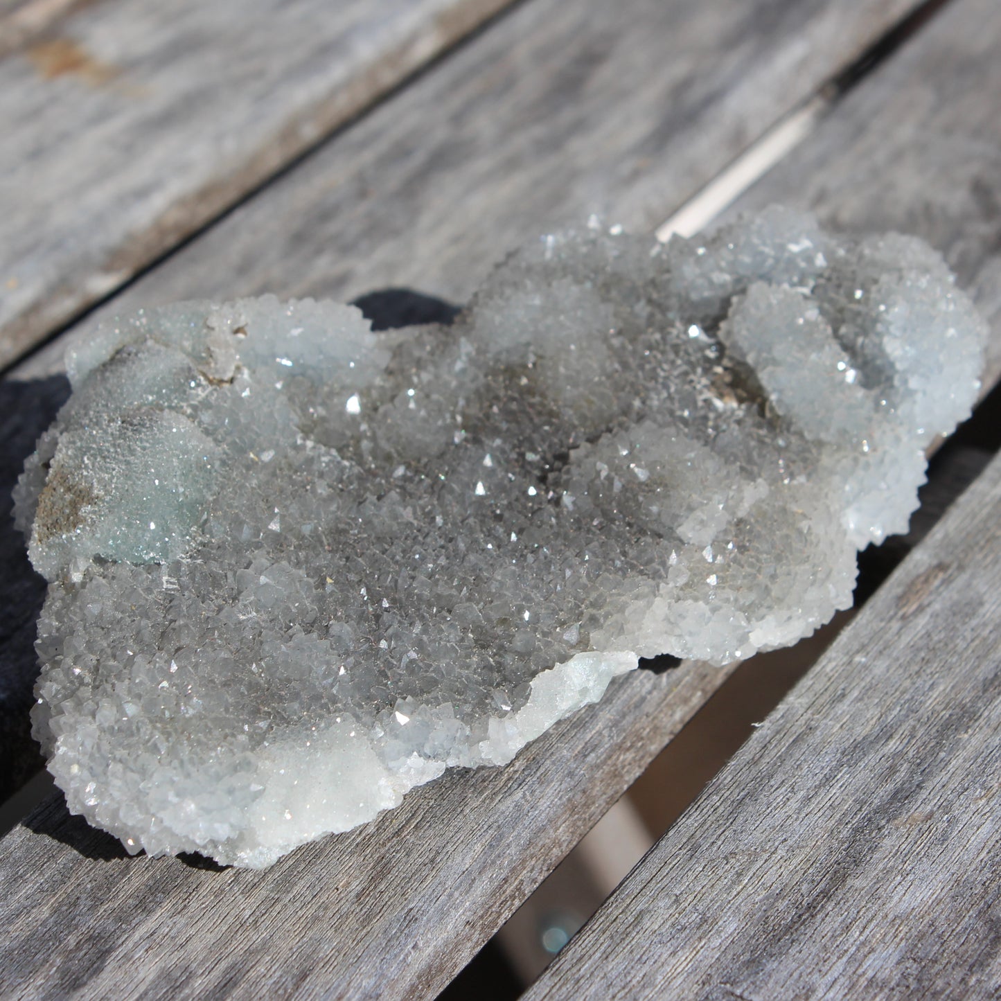 Green granulated cubic Fluorite cluster from Fujian 402g Rocks and Things