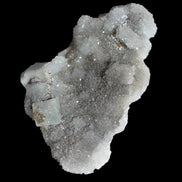 Green granulated cubic Fluorite cluster from Fujian 402g in sunlight - Rocks and Things Store