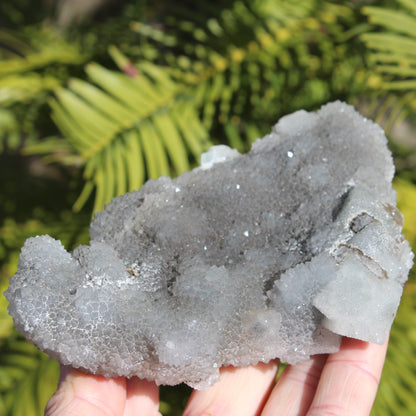 Green granulated cubic Fluorite cluster from Fujian 402g Rocks and Things