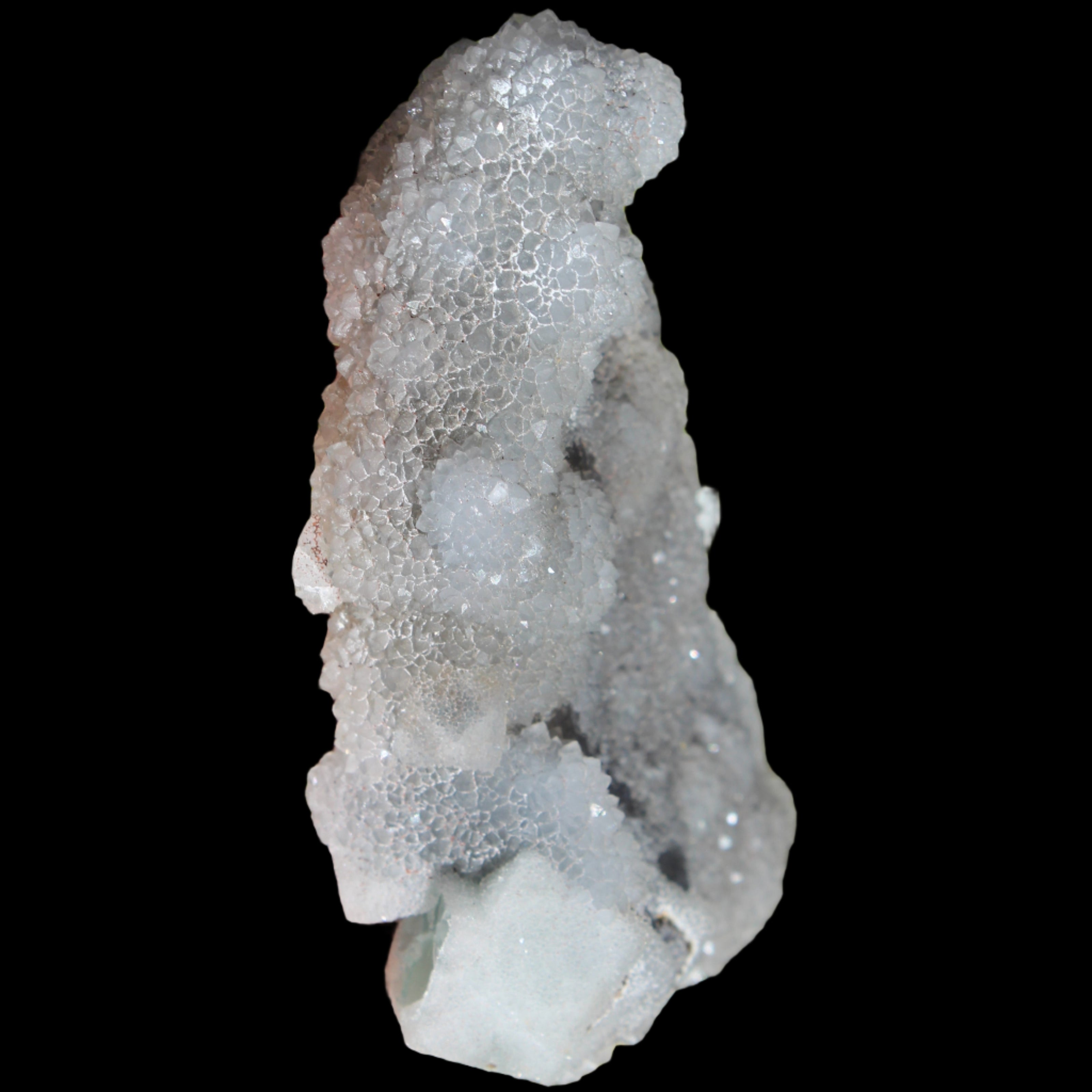 Green granulated cubic Fluorite cluster from Fujian 402g in sunlight - Rocks and Things Store