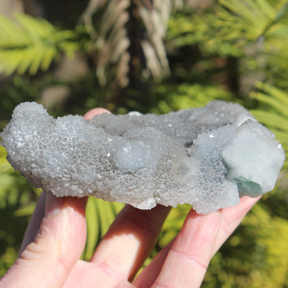 Green granulated cubic Fluorite cluster from Fujian 402g Rocks and Things