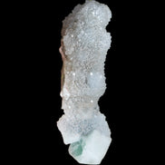 Green granulated cubic Fluorite cluster from Fujian 402g in sunlight - Rocks and Things Store