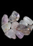 Super Seven Amethyst polished tiny crystals 12g in sunlight - Rocks and Things Store
