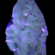 Calcite cluster UV reactive 80mm 114g Rocks and Things