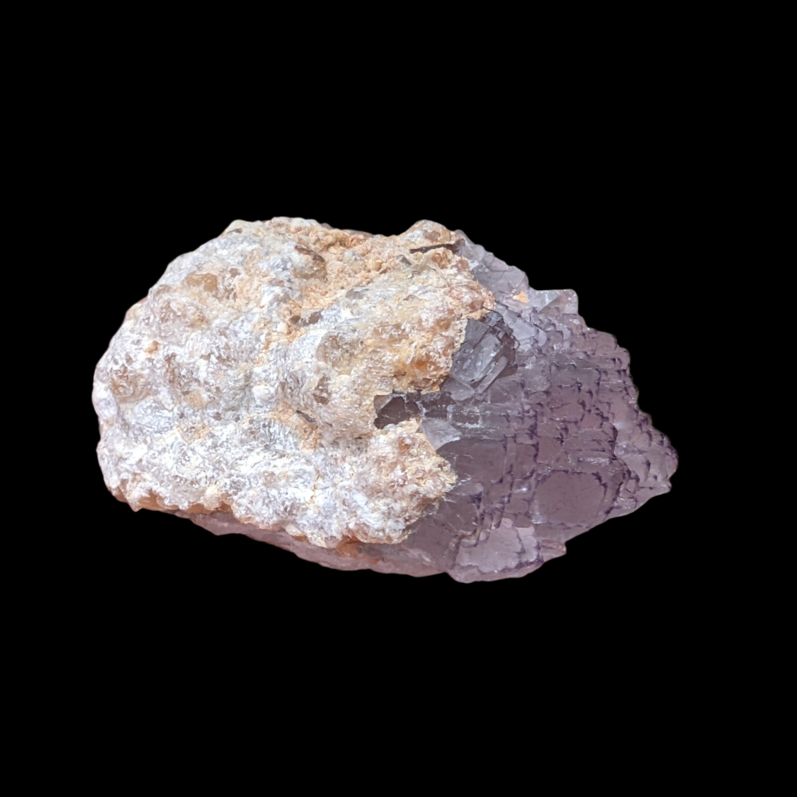 Violet Fluorite cluster 67g in sunlight - Rocks and Things Store