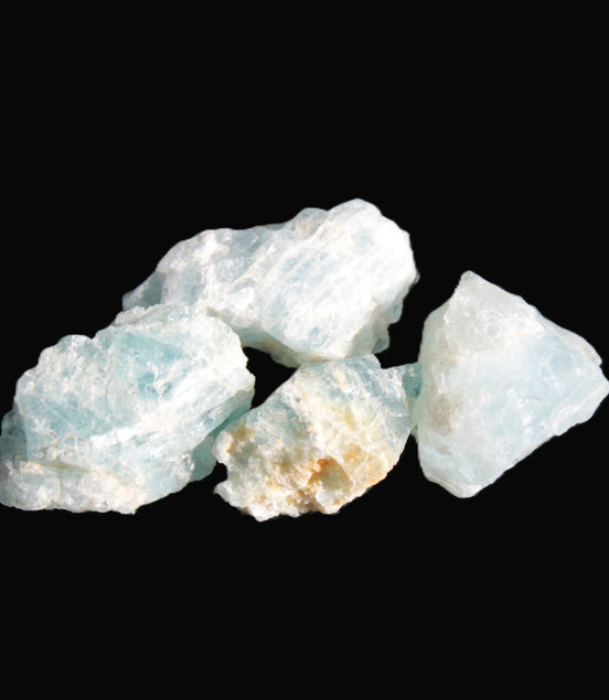 Aquamarine 4/5 natural crystals 8g Rocks and Things