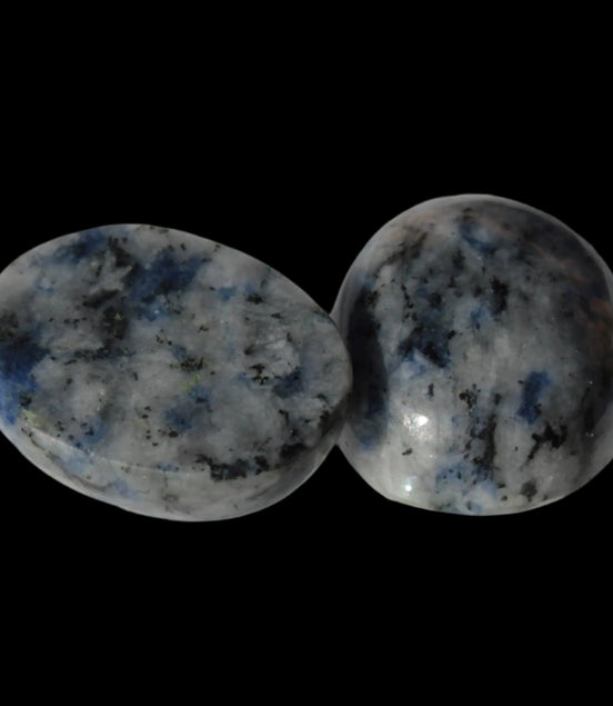 Sodalite two cabochons 5.2/5.3g in sunshine - Rocks and Things Store