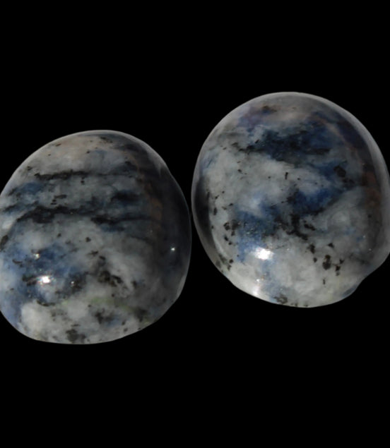 Sodalite two cabochons 5.2/5.3g in sunshine - Rocks and Things Store