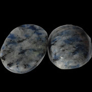 Sodalite 2 polished cabochons 13*17mm - 14*17mm 5.6/5.8g in sunshine - Rocks and Things Store