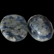 Sodalite 2 polished cabochons 13*17mm - 14*17mm 5.6/5.8g in sunshine - Rocks and Things Store