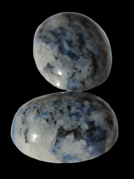 Sodalite 2 polished cabochons 13*17mm - 14*17mm 5.6/5.8g in sunshine - Rocks and Things Store