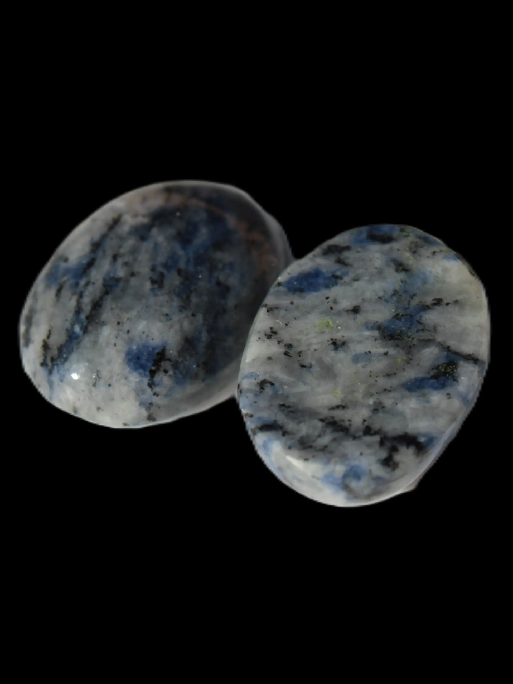 Sodalite 2 polished cabachons 13*17mm - 14*17mm  (2.7-2.9g each)  5.6/5.8g Rocks and Things