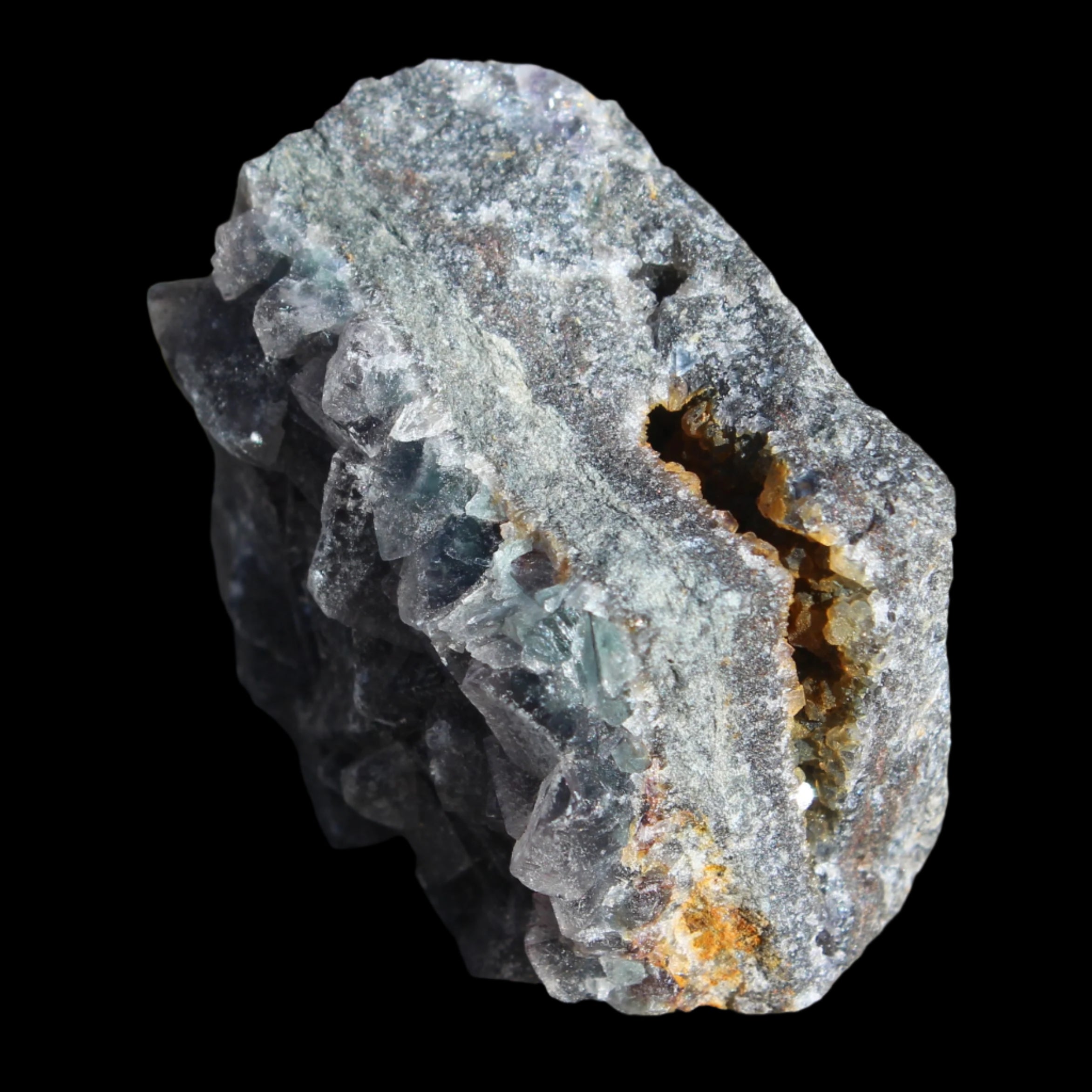 Fluorite geode cluster 85g in sunlight -  Rocks and Things Store