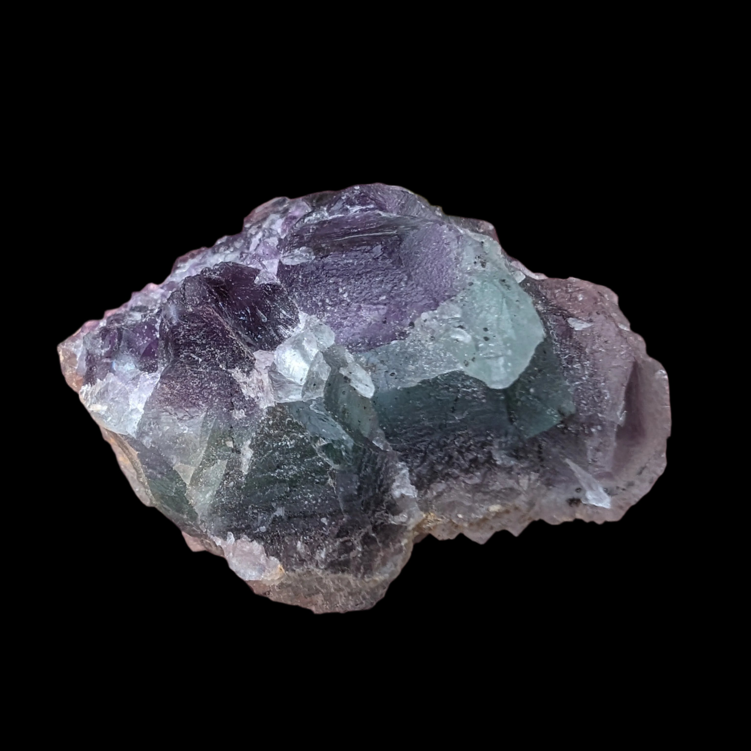 Rainbow Fluorite cluster 74g - Rocks and Things Store