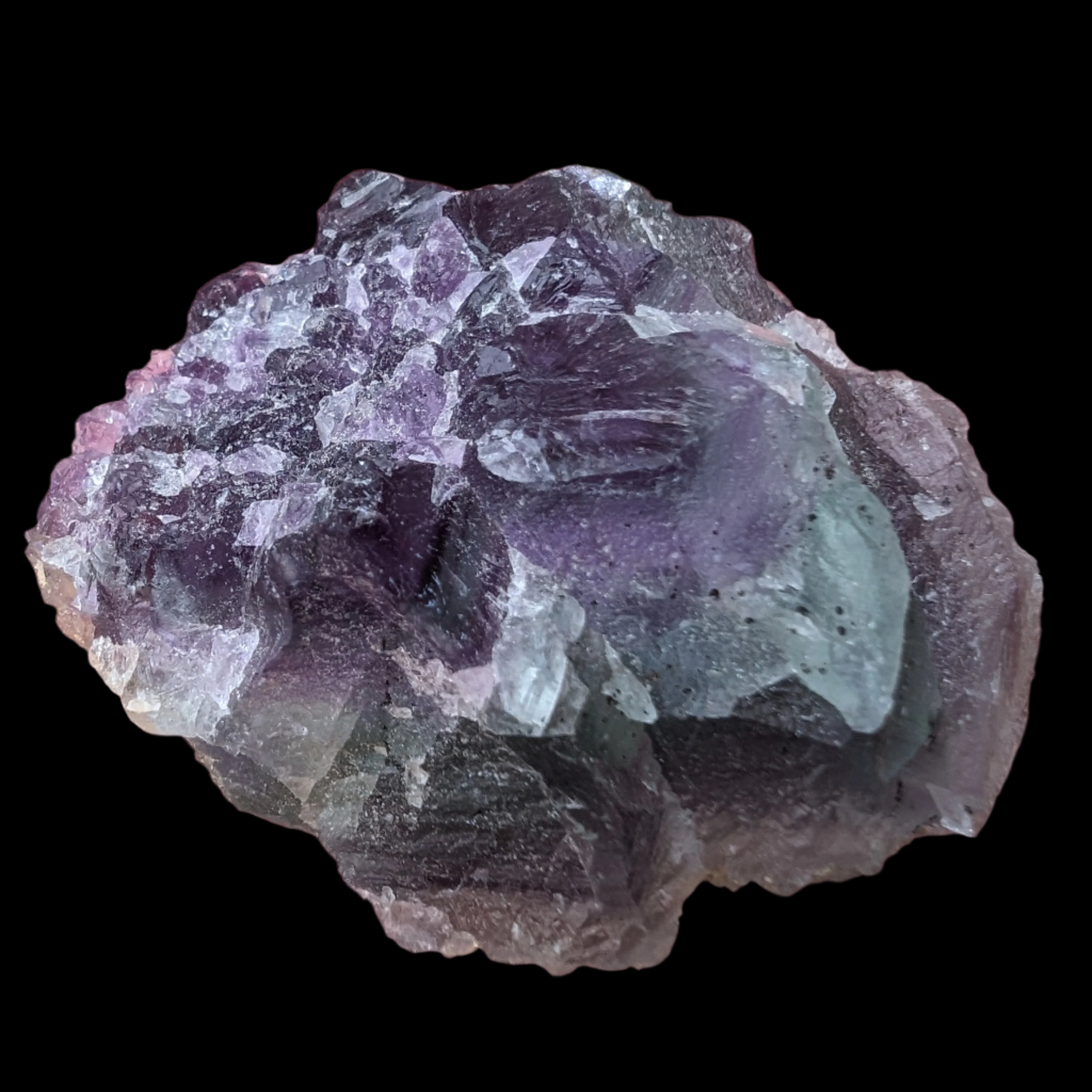 Rainbow Fluorite cluster 74g - Rocks and Things Store