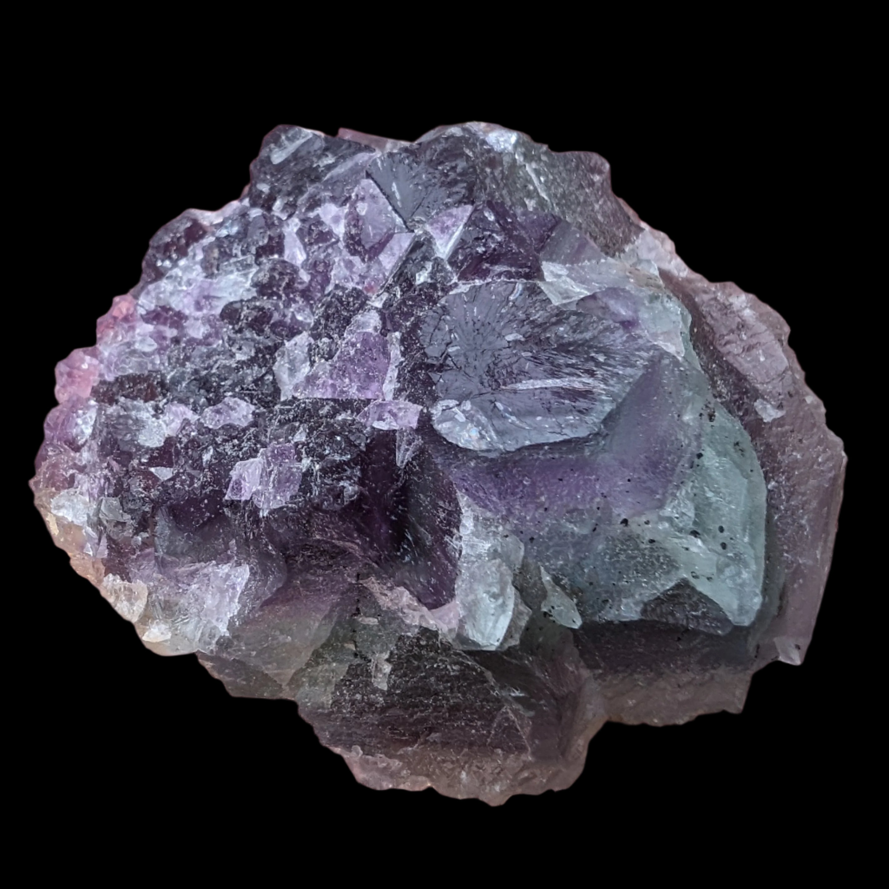 Rainbow Fluorite cluster 74g - Rocks and Things Store