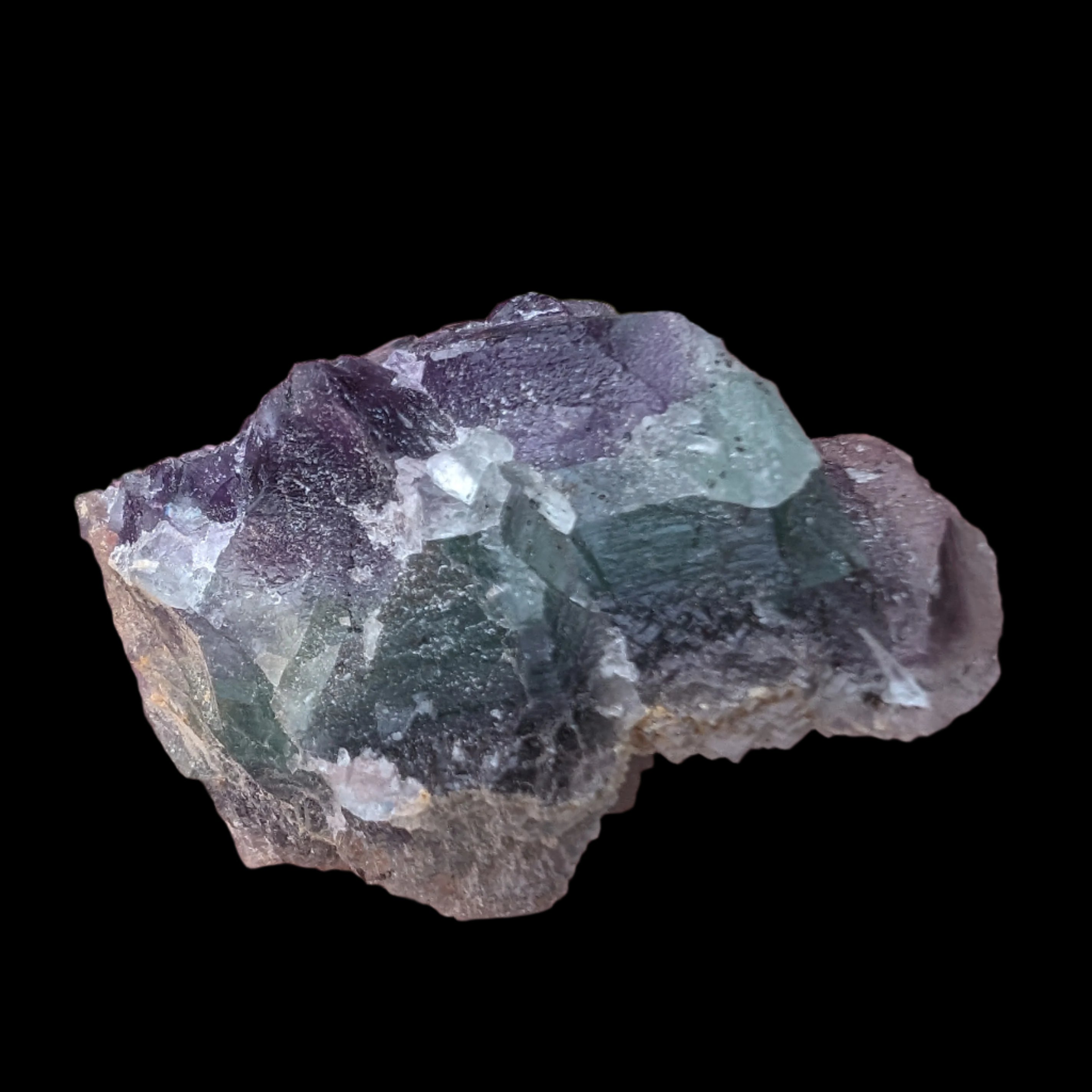 Rainbow Fluorite cluster 74g - Rocks and Things Store