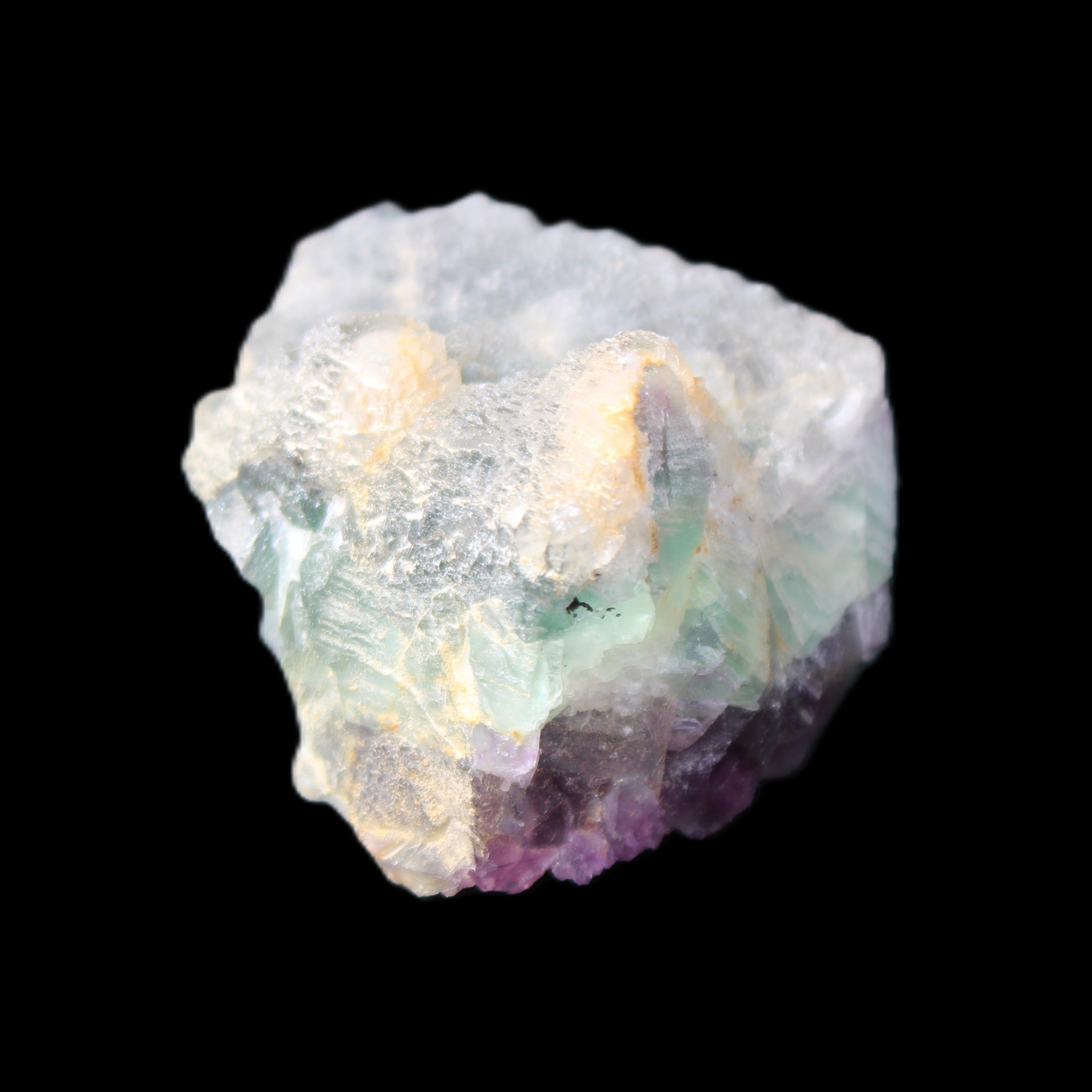 Rainbow Fluorite cluster 74g in sunlight - Rocks and Things Store
