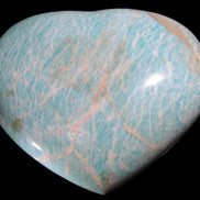 Amazonite Tianhe Stone crystal heart 546g Rocks and Things