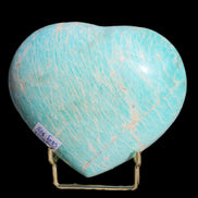 Amazonite Tianhe Stone crystal heart 546g Rocks and Things