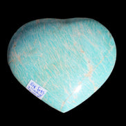 Amazonite Tianhe Stone crystal heart 546g Rocks and Things