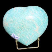 Amazonite Tianhe Stone crystal heart 546g Rocks and Things