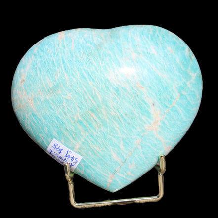 Amazonite Tianhe Stone crystal heart 546g Rocks and Things