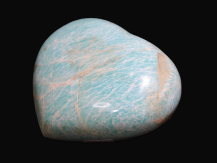 Amazonite Tianhe Stone crystal heart 546g Rocks and Things