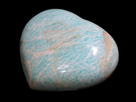 Amazonite Tianhe Stone crystal heart 546g Rocks and Things
