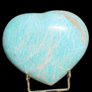Amazonite Tianhe Stone crystal heart 546g Rocks and Things