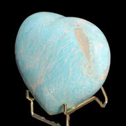 Amazonite Tianhe Stone crystal heart 546g Rocks and Things